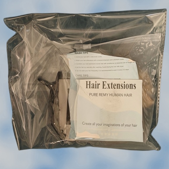 Pure Remy Human Hair Extensions BLONDE 18 inches - Picture 2 of 6